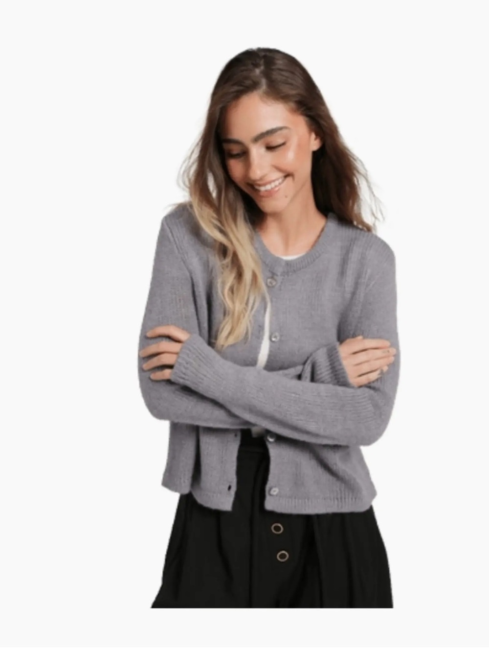 NWT Nia Grey Cardigan